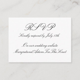 Digital RSVP Card