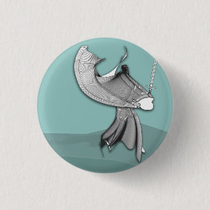 Digital Samurai 3 Cm Round Badge