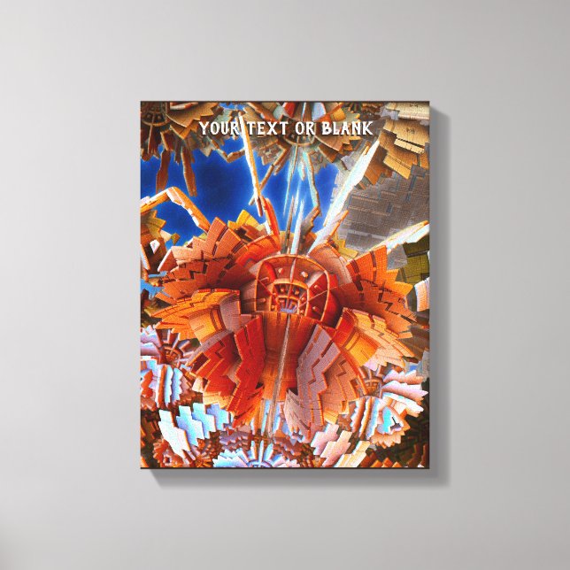 Digital Samurai Canvas Print (Front)
