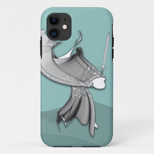Digital Samurai Case-Mate iPhone Case (Back)