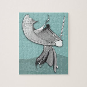 Digital Samurai Jigsaw Puzzle
