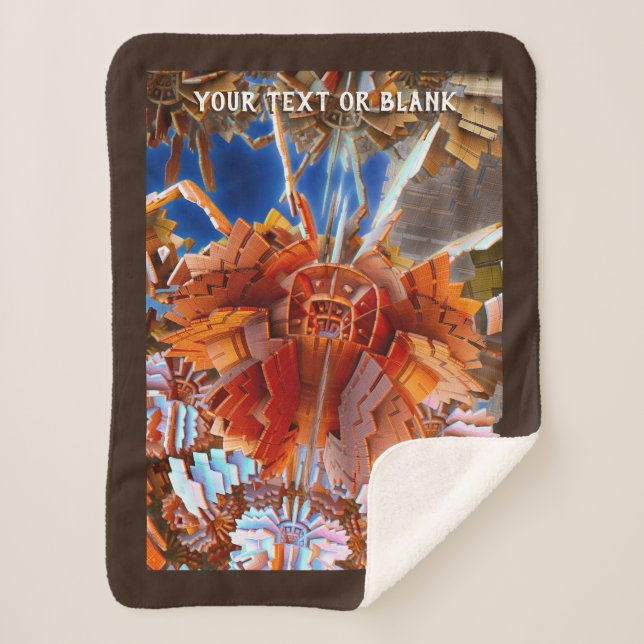 Digital Samurai Sherpa Blanket (Front)
