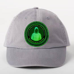 Digital Security - Hooded Hacker - Own Name / Text