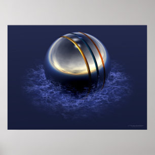 Digital sphere poster