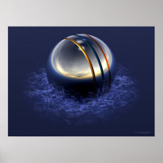 Digital sphere poster