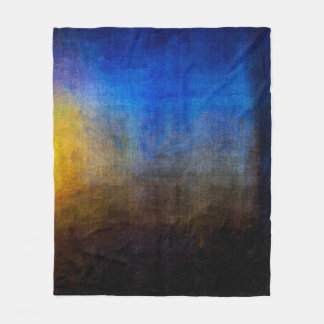 Digital structure of painting. Abstract art vintag Fleece Blanket