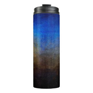 Digital structure of painting. Abstract art vintag Thermal Tumbler