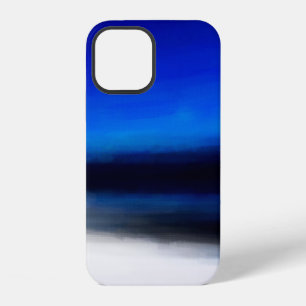 Digital structure of painting. Oil paint abstract iPhone 12 Case