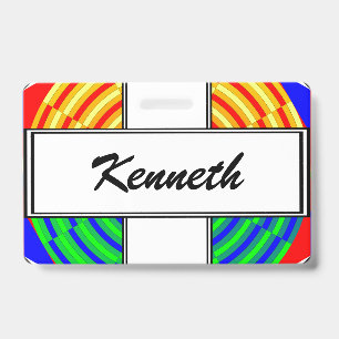 Digital Sunrise by Kenneth Yoncich ID Badge