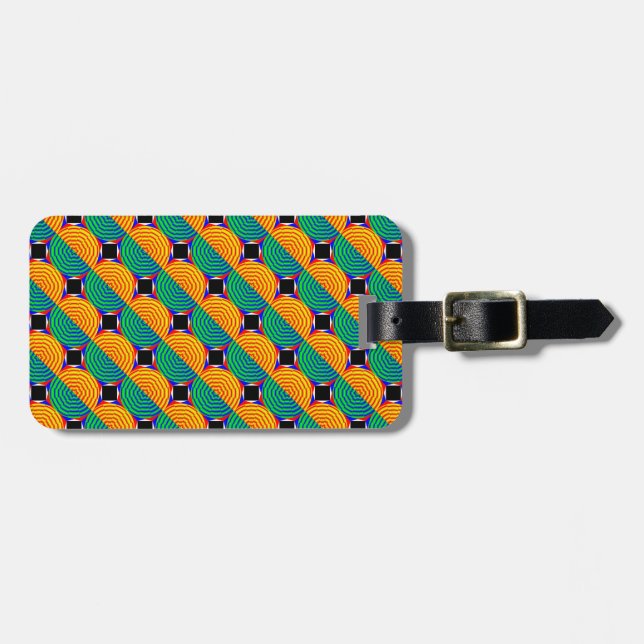 Digital Sunrise by Kenneth Yoncich Luggage Tag (Front Horizontal)