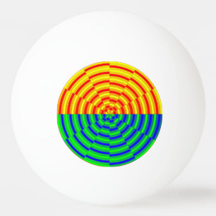 Digital Sunrise by Kenneth Yoncich Ping Pong Ball