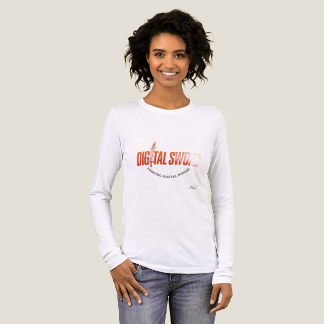 Digital Sword Long Sleeve Shirt (Front Full)