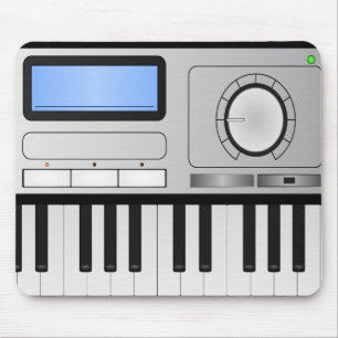 Digital Synthesizer Keyboard Mousepad
