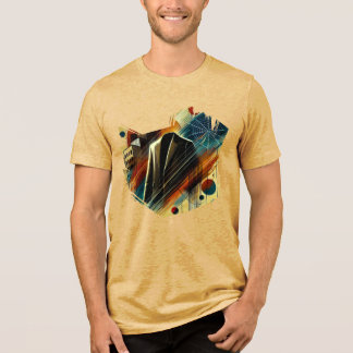 Digital T-shirt - Urban Abstract Tri-Blend Shirt