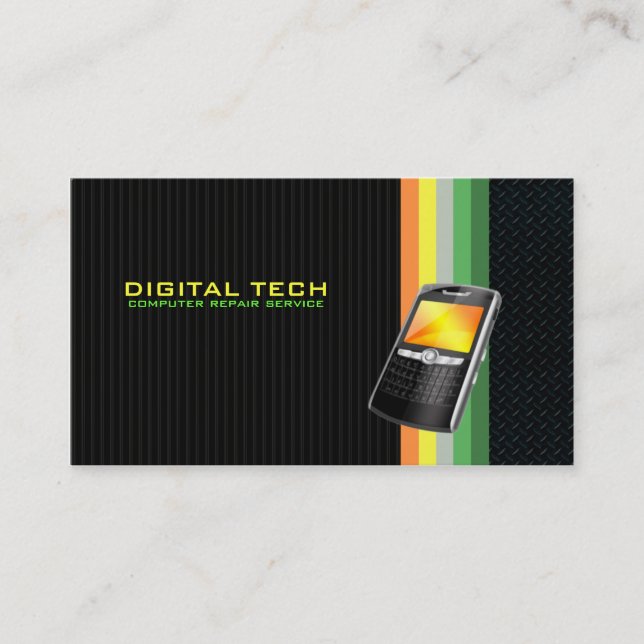 Digital Tech. Cellular Business Cards (Front)