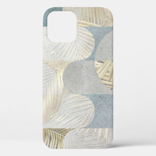 Digital tiles design. 3D render Colourful ceramic  iPhone 12 Case