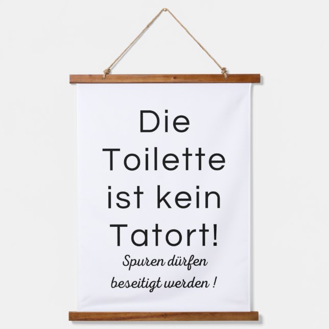 Digital toilet poster toilet guesklo hanging tapestry (Front)