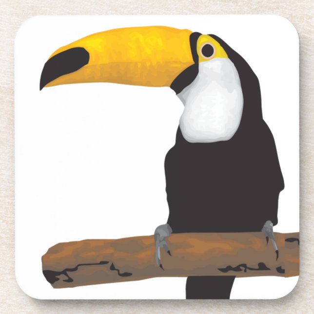 Digital Toucan Coaster (Front)