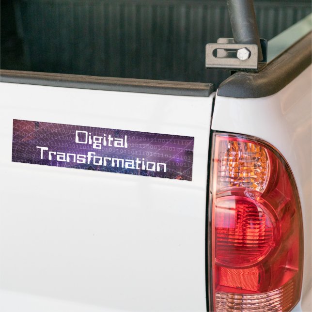 Digital Transformation for Business Bumper Sticker (On Truck)