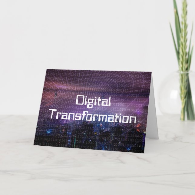 Digital Transformation for Business Card (Front)