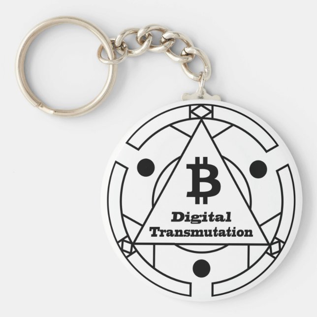 Digital Transmutation Alchemy Key Ring (Front)