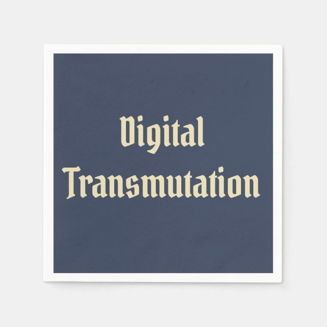 Digital Transmutation Napkin (Front)