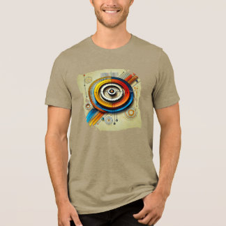 Digital TShit - Electric Swirls Tri-Blend Shirt