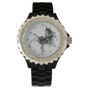 Digital Unicorn Abstract Figure Watch