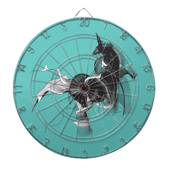 Digital Unicorn Dartboard (Front)