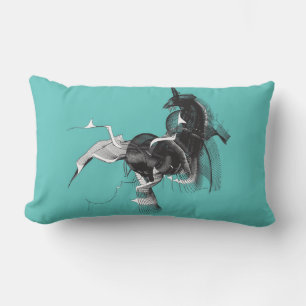 Digital Unicorn Lumbar Cushion