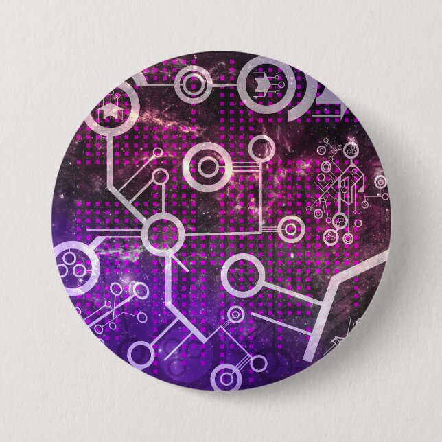 Digital Universe 7.5 Cm Round Badge (Front)