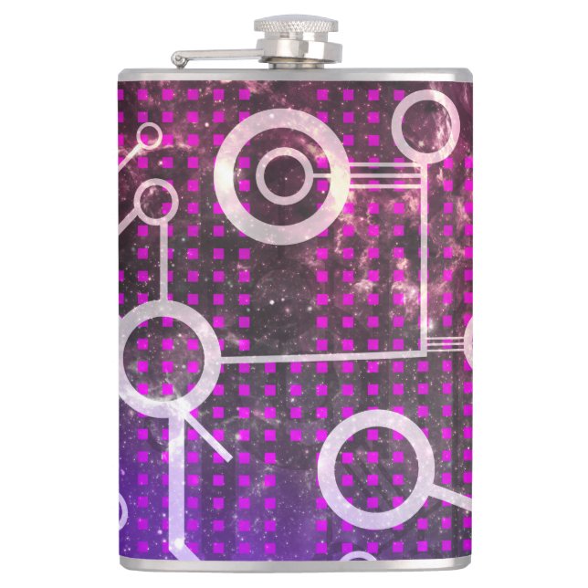 Digital Universe Hip Flask (Front)