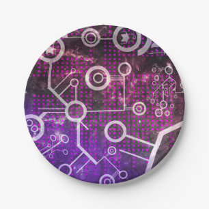 Digital Universe Paper Plate