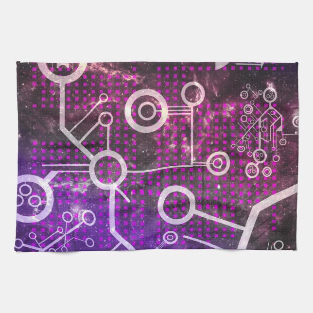 Digital Universe Tea Towel (Horizontal)