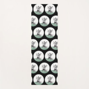 Digital Warrior - Custom Background Colour Yoga Mat