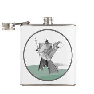 Digital Warrior Hip Flask