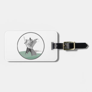 Digital Warrior Luggage Tag