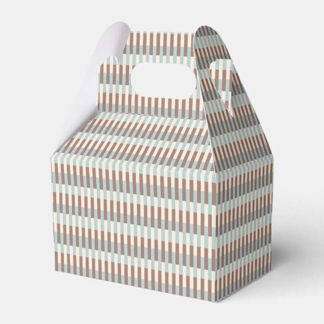 Digital Weave Pattern Favour Box (Front Side)