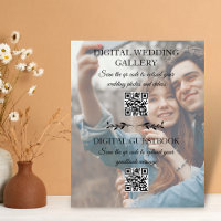 digital wedding album&guestbook qr code photo