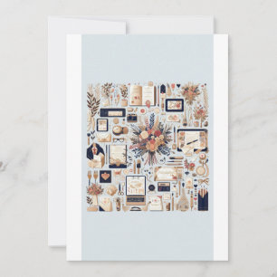 "Digital Wedding Creator: A Modern Love Journey" Holiday Card