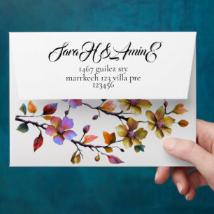 Digital Wedding Invitation with envelope opening