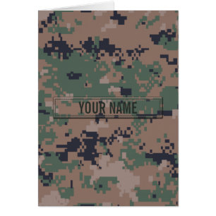 Digital Woodland Camouflage Customisable