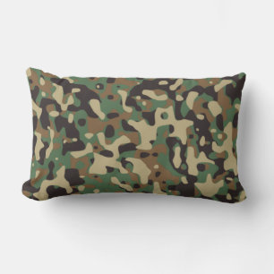 Digital Woodland Military Camouflage Pattern Lumbar Cushion