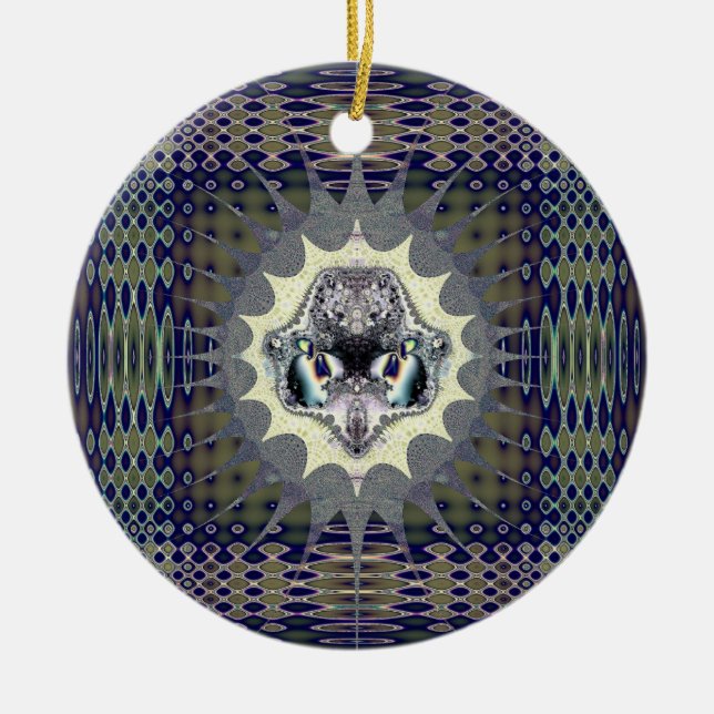 Digital World Ceramic Tree Decoration (Front)