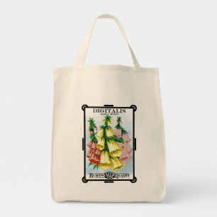 Digitalis Seed Packet Label Tote Bag