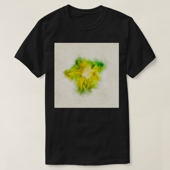 Digitally enhanced image of a Yellow tomato blosso T-Shirt (Design Front)