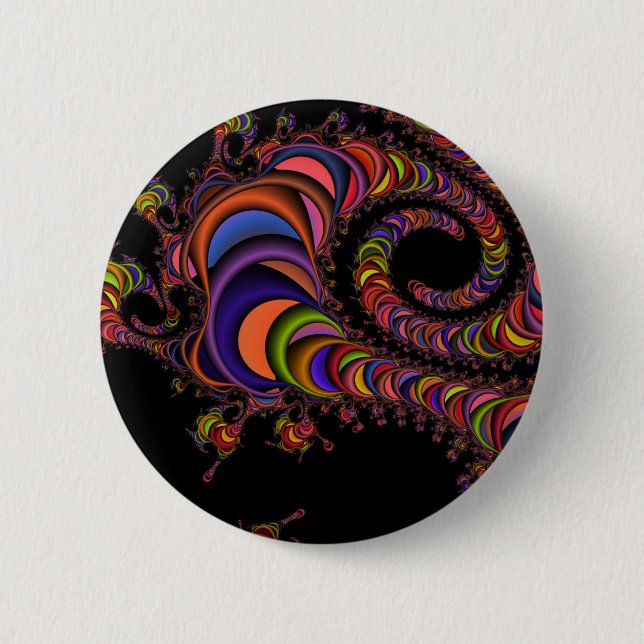 Digitalwurm 6 Cm Round Badge (Front)