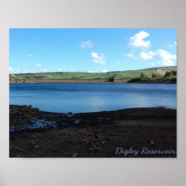 Digley Reservoir Photo Poster (Front)