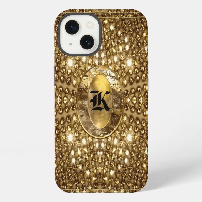 Digloos Gleem Monogram Tough iPhone Case (Back)