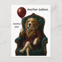 Dignified Beagle Birthday Balloon